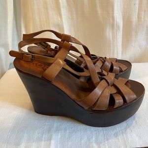 Michael Kors Wedge Sandals- 7.5